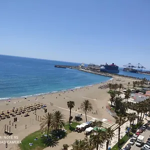 Espectaculares Vistas Al Mar Playa Malagueta Malaga