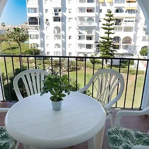 Piscina Y Playa En Laguna Torrox * Málaga