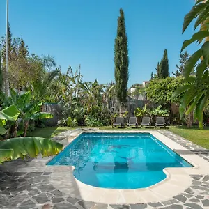 Andaluza Jacuzzi Piscina Palmeras Villa Nerja