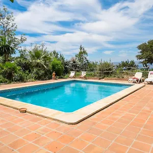 Villa With 3 Bedrooms In Malaga With Wonderful Sea View Private Pool And Wifi 6 Km From The Beach Arenas (Malaga)